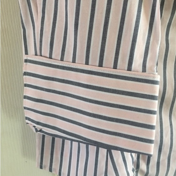 Lane Bryant NWT Button Front Essential Shirt Sz 22 Pink Black Work Preppy Office - Picture 9 of 16